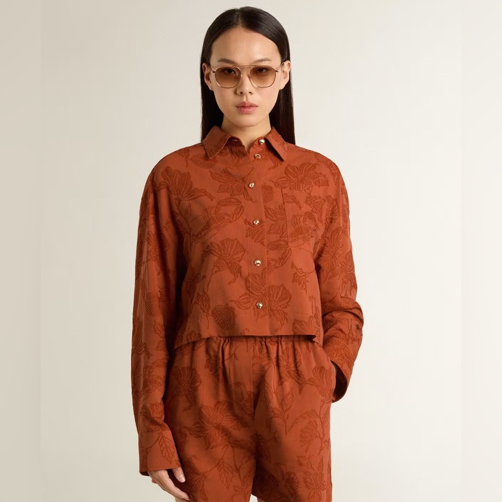 Golden Goose Women's Cropped Shirt/Blouse - Small - Picture 4 of 11